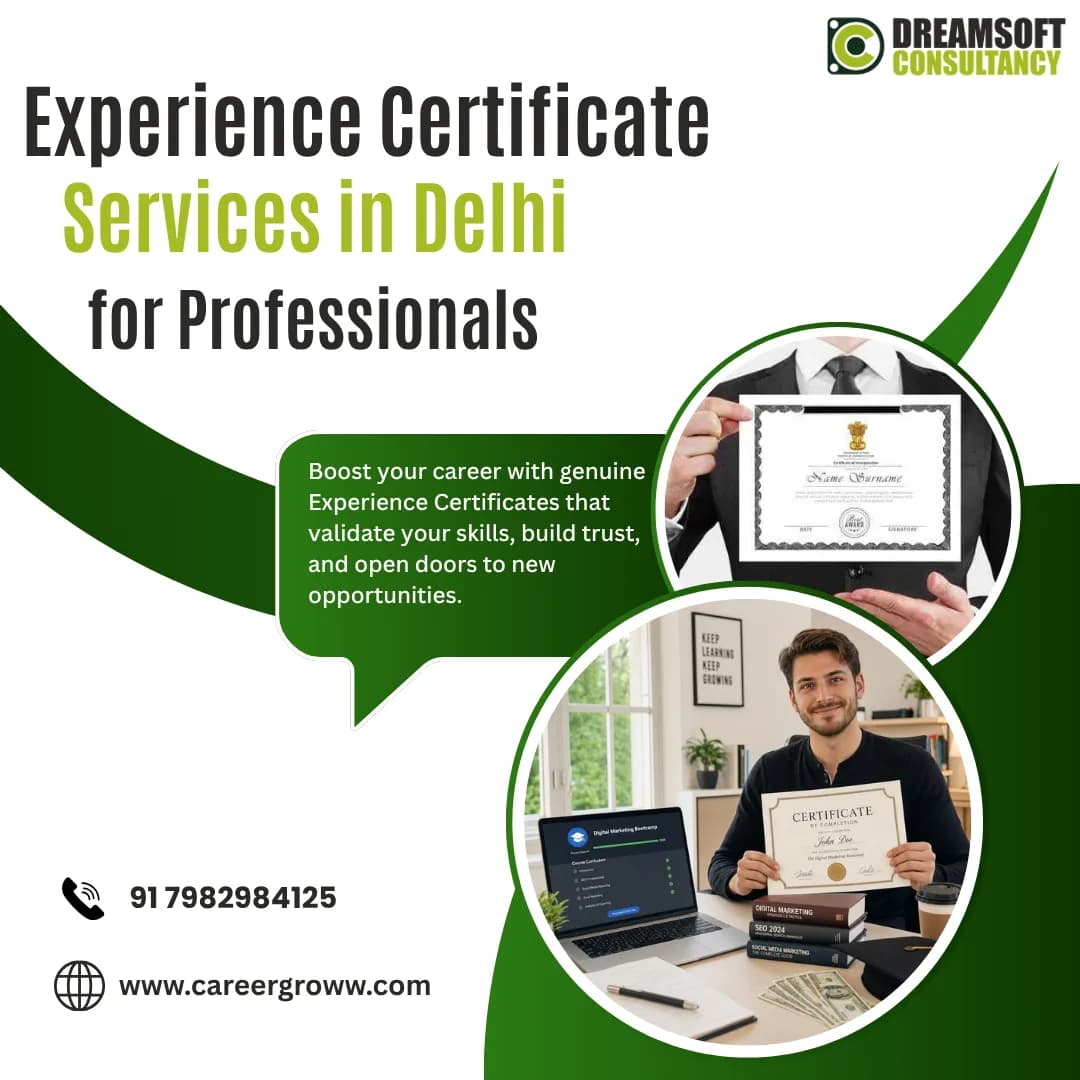 Trusted Experience Letter Services in Delhi for Professionals