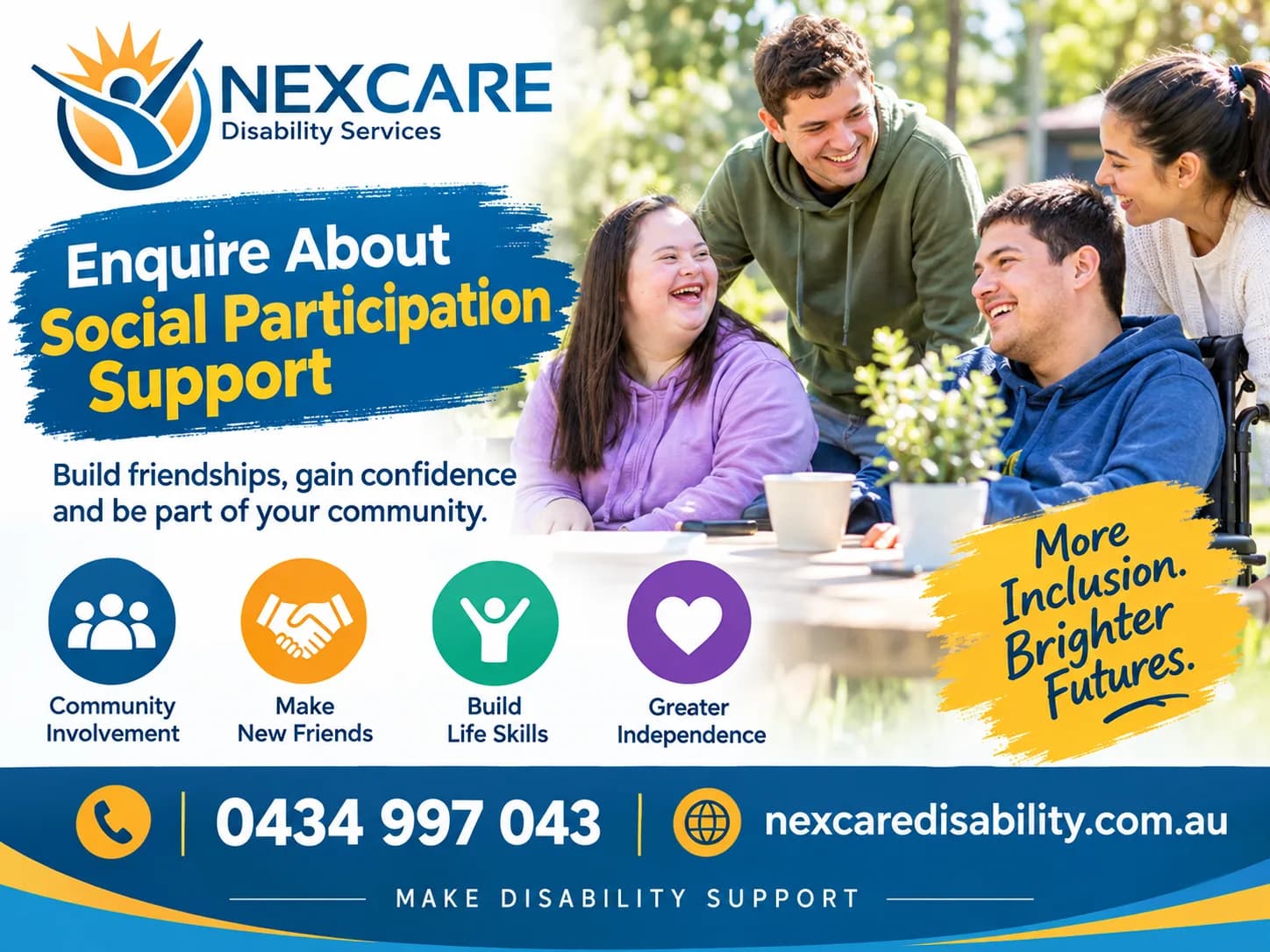 Enquire About Social Participation Support