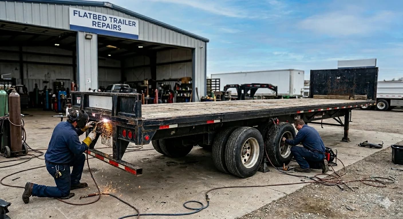 # Flatbed Trailer Repairs by Technomech Trailer Repair