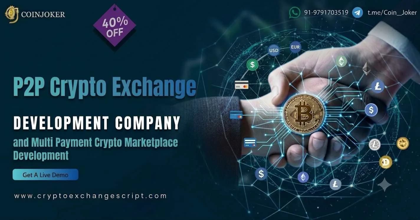 Develop a Multi Payment Crypto Marketplace with P2P Crypto Exchange Development 