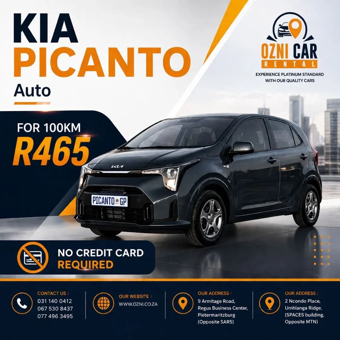 Car Hire Durban – Affordable, Reliable & Flexible Vehicle Rental Services