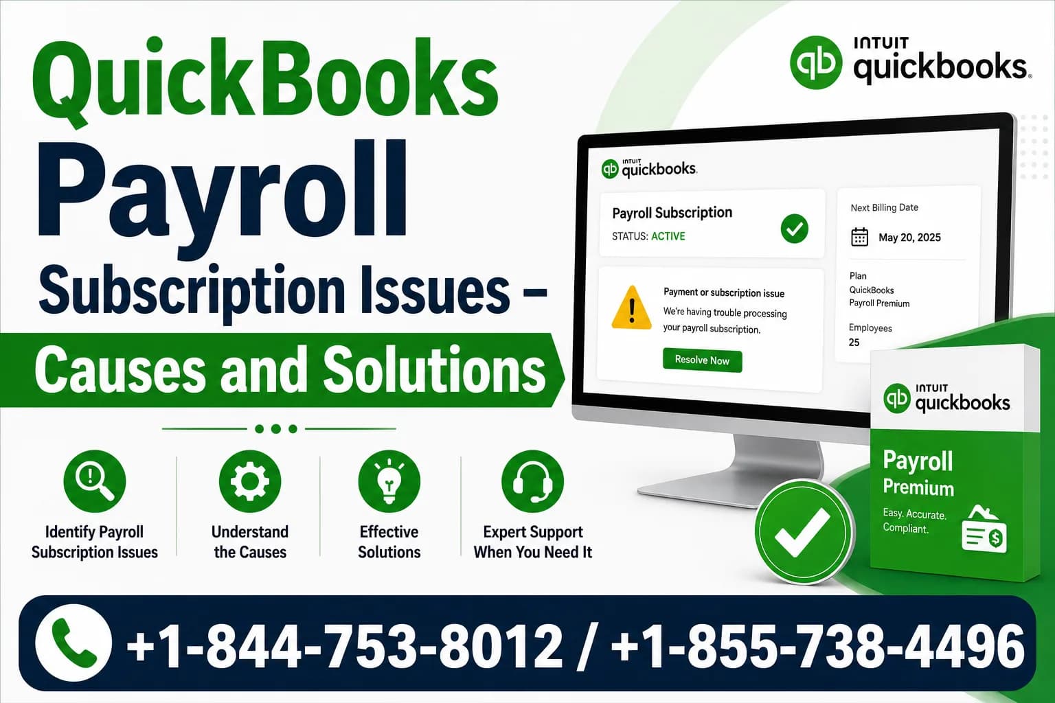 QuickBooks Payroll Subscription Issues – Causes and Solutions