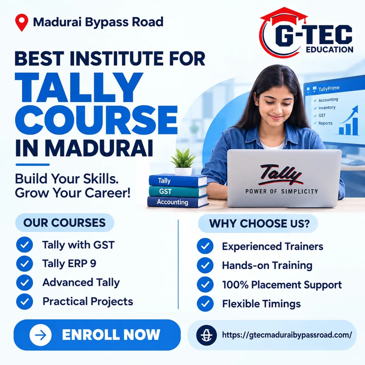 Best Institute for Tally Course in Madurai: Why G-TEC Education Is the Smart Choice