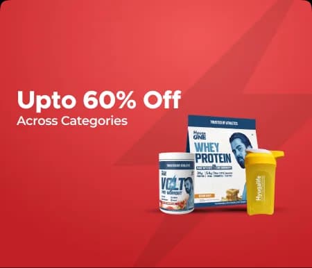 Upto 60% Off Across Categories