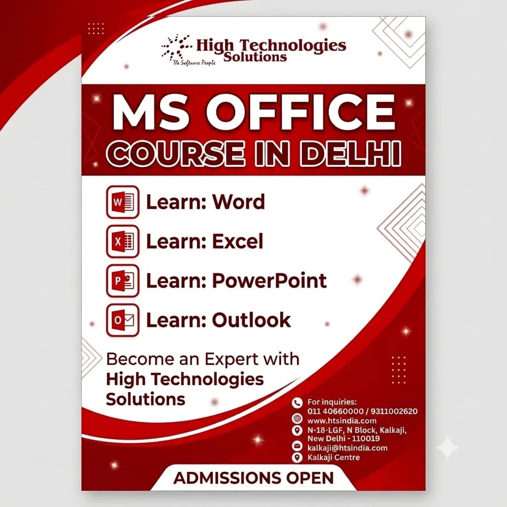MS Office Professional Course in Delhi with Live Projects