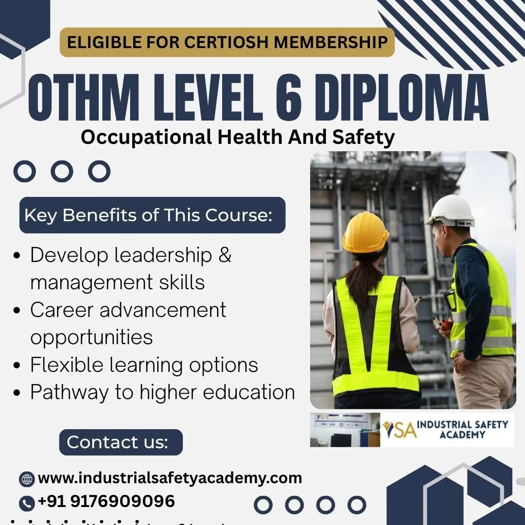 Safety Classes in Chennai, OHS Courses in Chennai