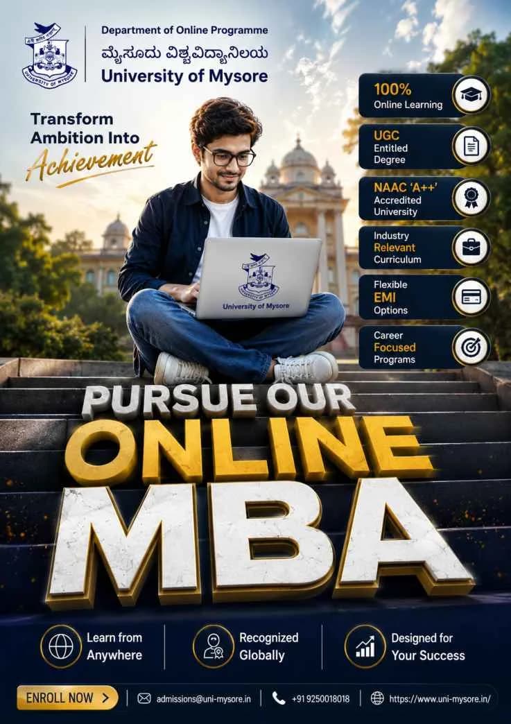 🎓 Online MBA in Executive Leadership – University of Mysore