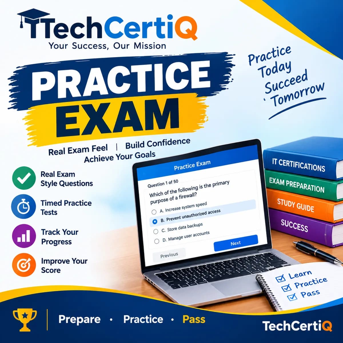 TechCertiQ – Professional IT Certification Preparation