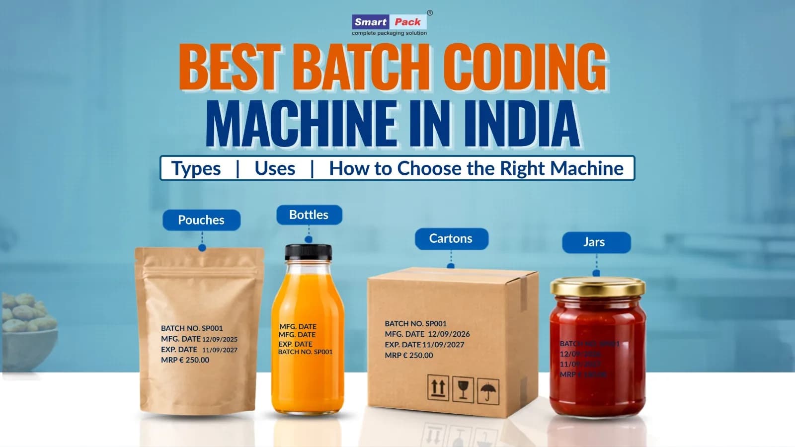 Batch Coding Machine types, Uses & How to Choose the Right Machine