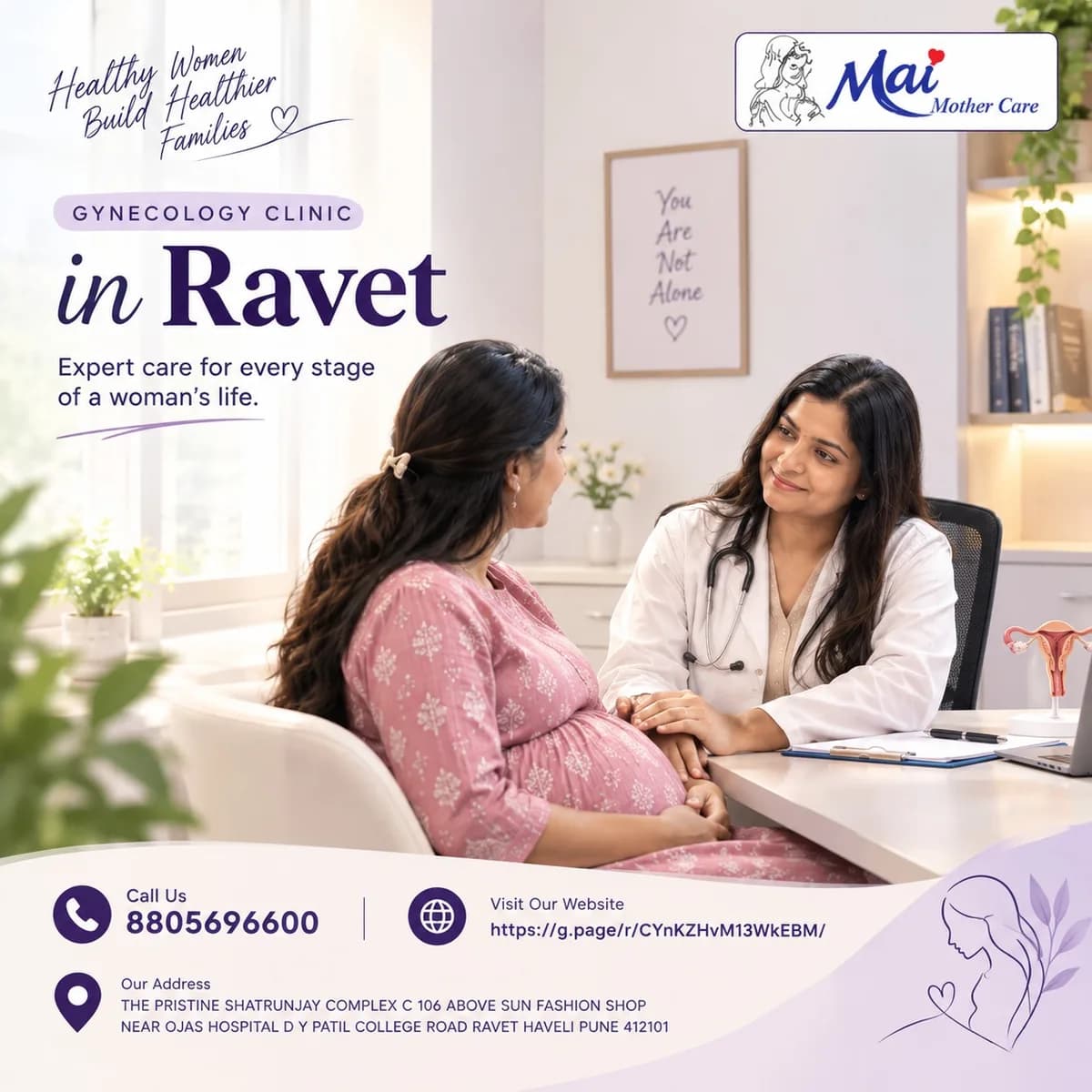 Maternity hospital in  Ravet | Gynecology clinic in Ravet - Dr. Meenal Warade