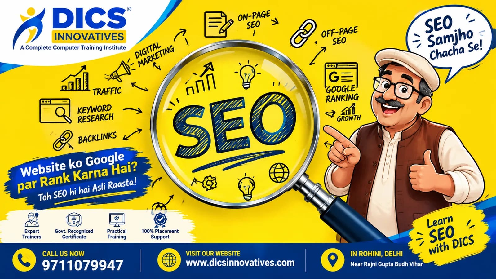 Best SEO Institute in Rohini | Practical SEO Training