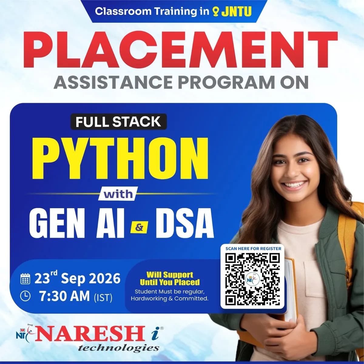 Kickstart Your Tech Career with Full Stack Python + Gen AI & DSA!
