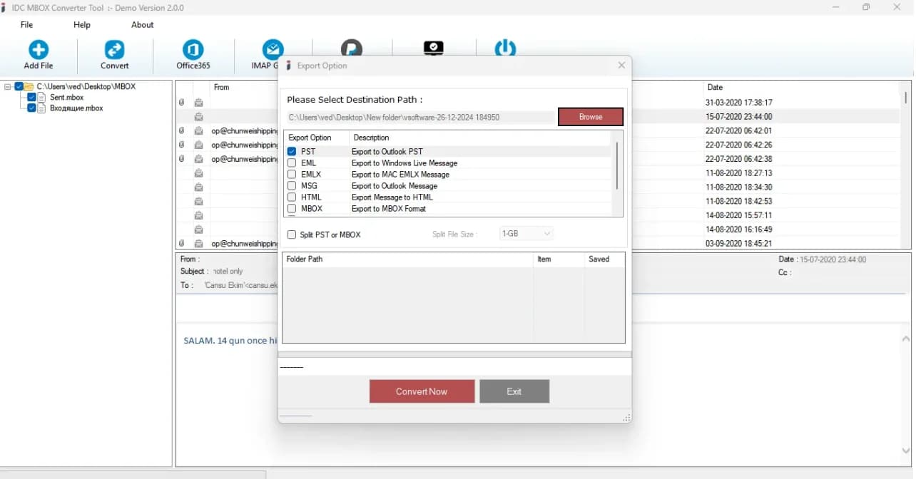IDC MBOX to PST Converter – Convert MBOX Files to Outlook PST Easily