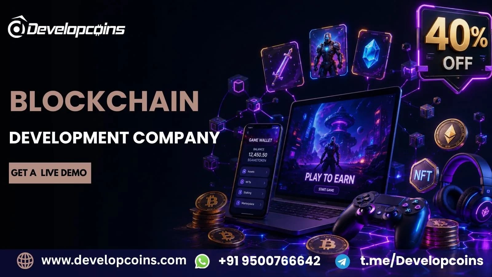 Build Your Web3 Gaming Ecosystem with Blockchain Game Development 