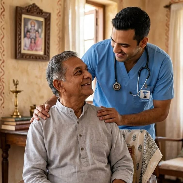 Everyday Wellness Support from Caregivers at Your Home in Mayur Vihar