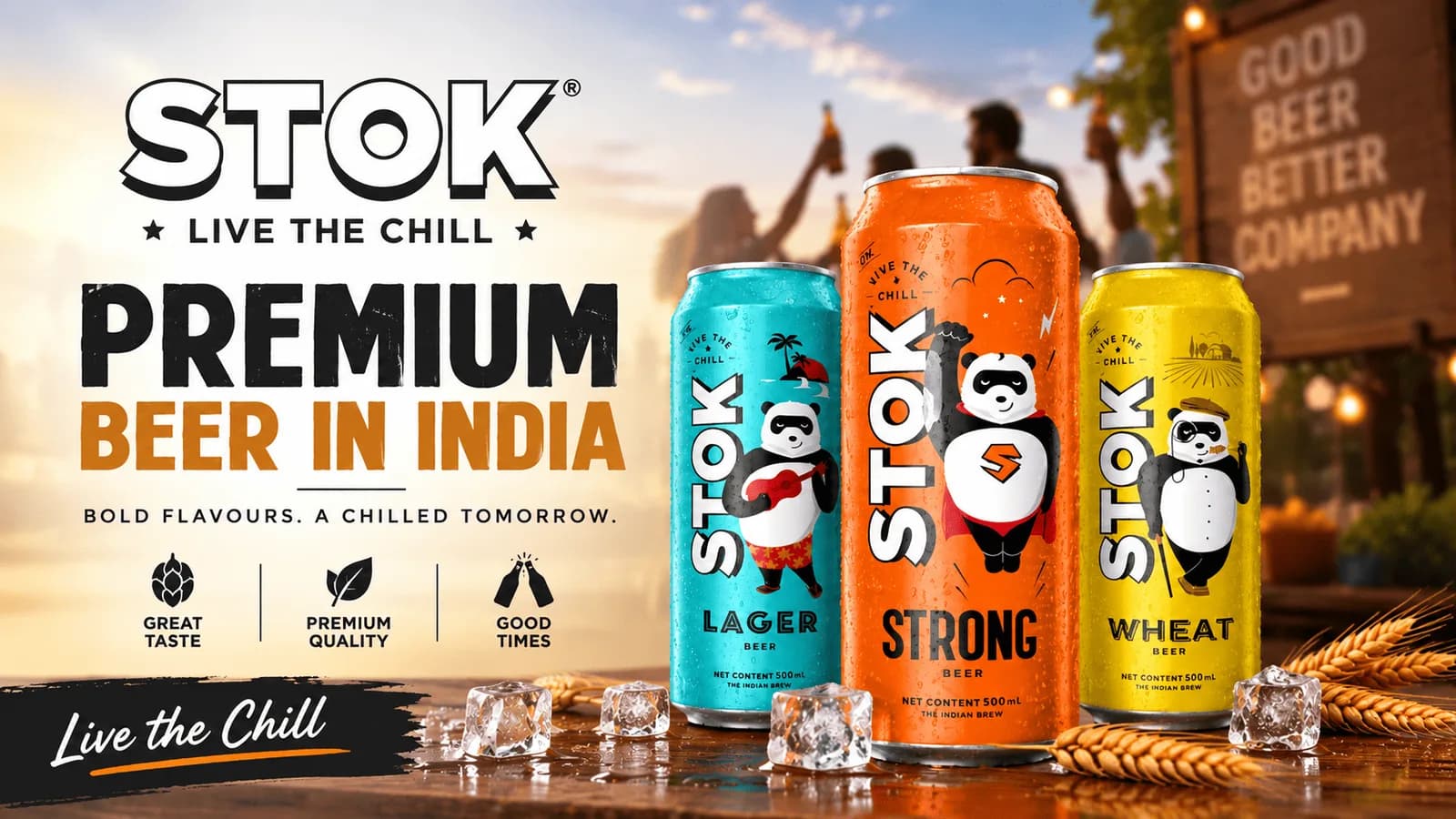 Premium Beer in India | Discover STOK Beer