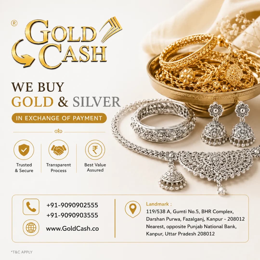 Sell your Gold in Kanpur – Gold Cash Limited