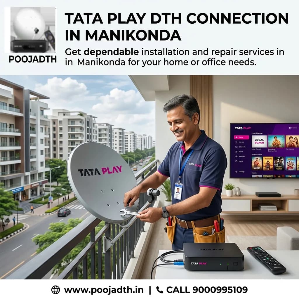 Tata Play DTH Connection in Manikonda