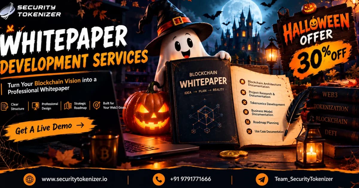 Transform Blockchain Concepts into Powerful Whitepapers With Special Halloween 30% OFF