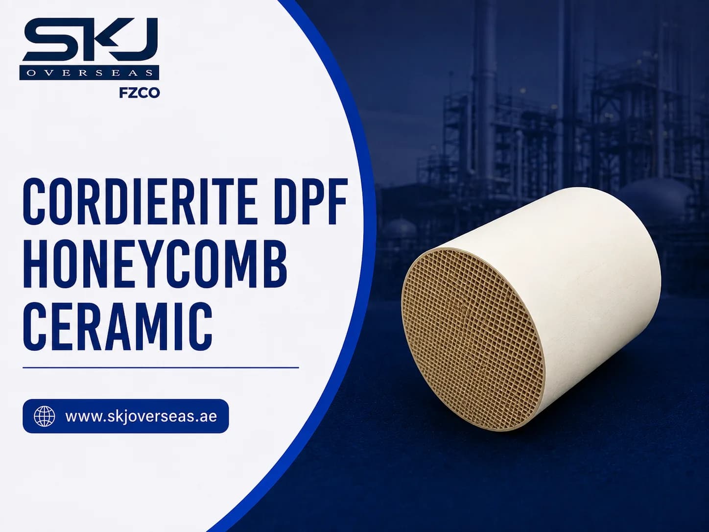 Cordierite Honeycomb Ceramic DPF Filters for Advanced Exhaust Use