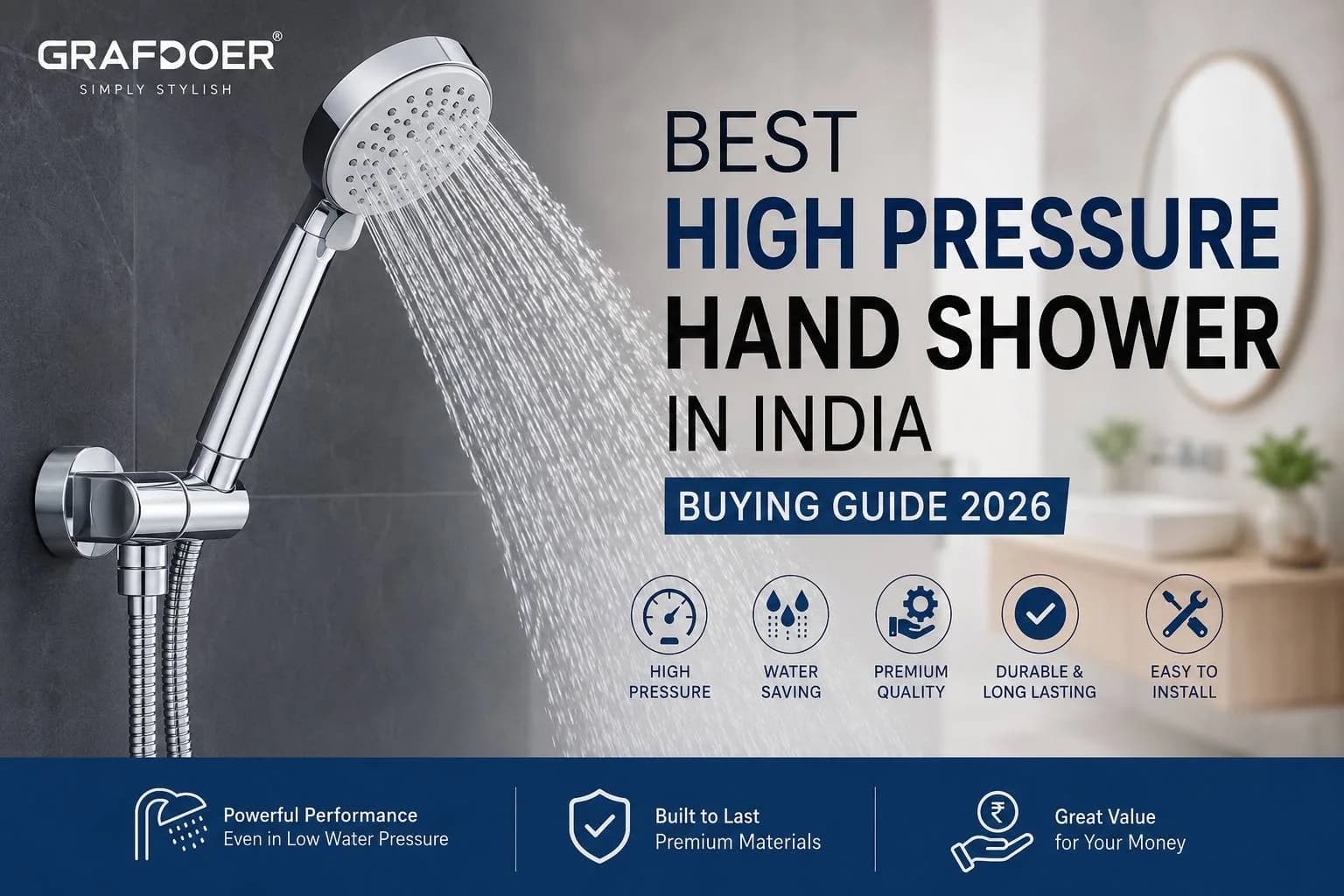 Best High Pressure Hand Shower for Indian Bathrooms – Complete Buying Guide