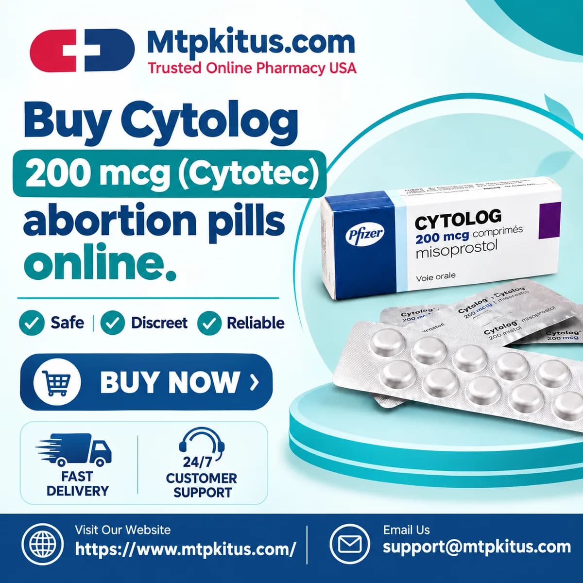 Buy Cytolog 200 mcg (Cytotec) abortion pills online.