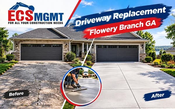 Driveway Replacement Flowery Branch GA