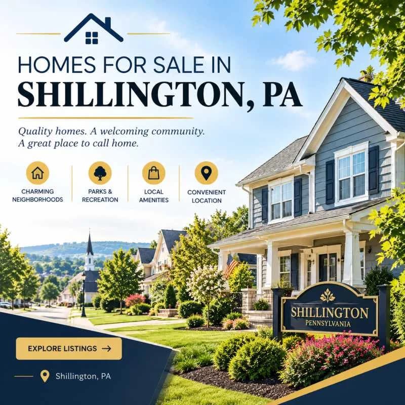 Homes for Sale in Shillington, PA – Discover Your Next Move