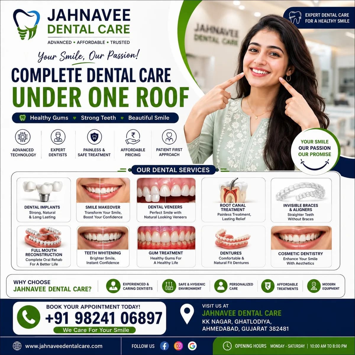 Best Dental Clinic in Ahmadabad | Jahnavee Dental Care