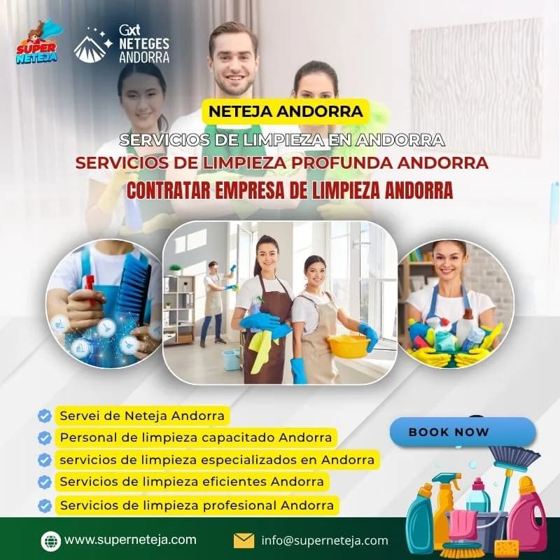 Contrata Limpiadoras de Higiene Andorra con Super Neteja