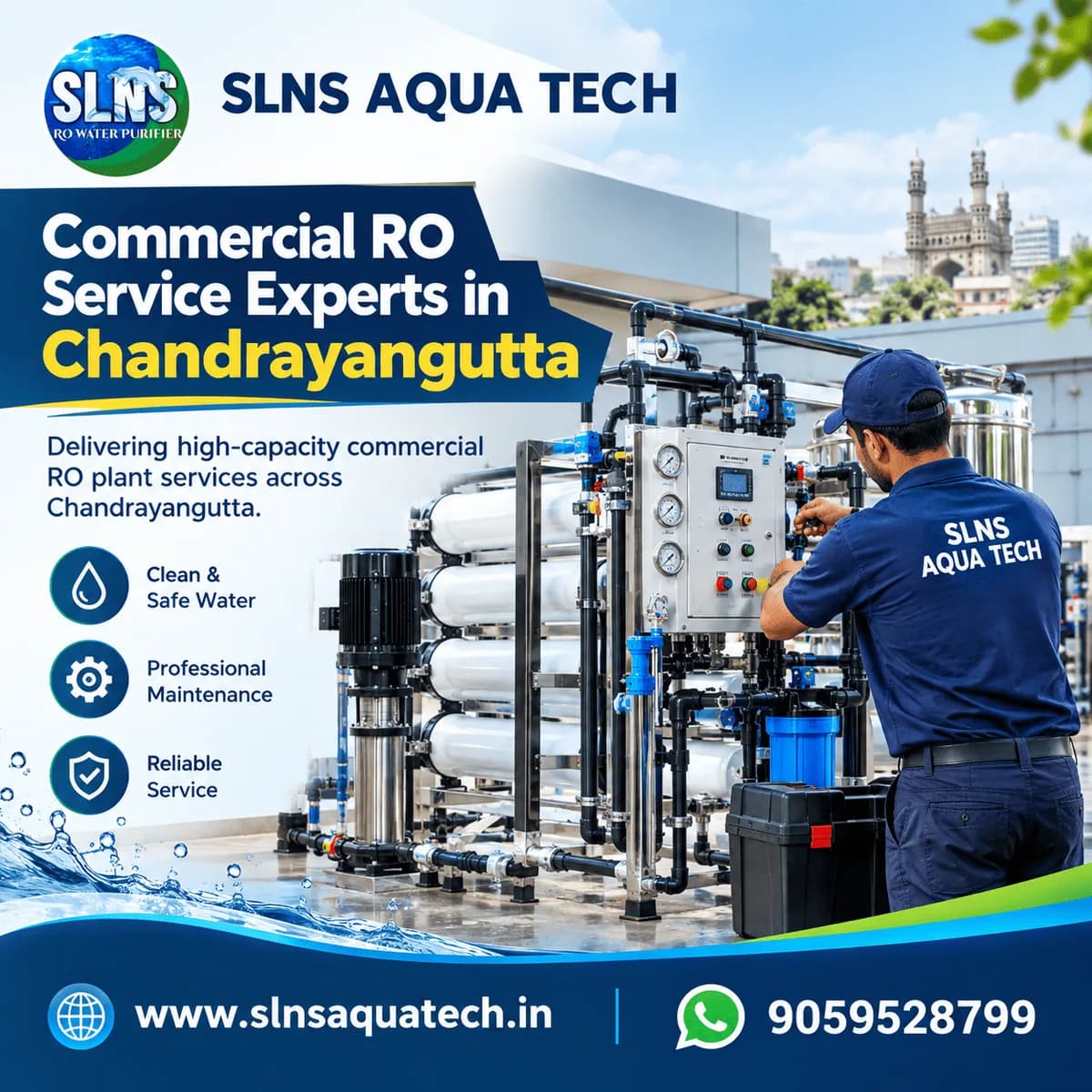 Commercial RO Service Experts in Chandrayangutta