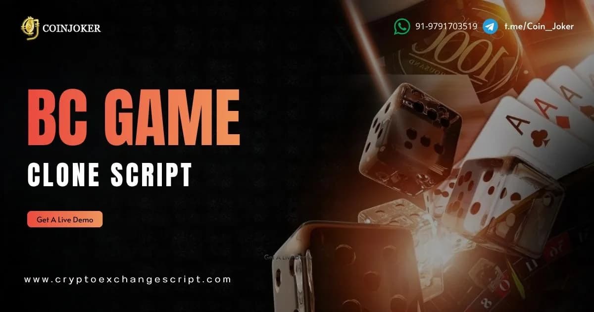 Secure and Scalable BC.Game Clone Script with Next-Gen Crypto Casino Development