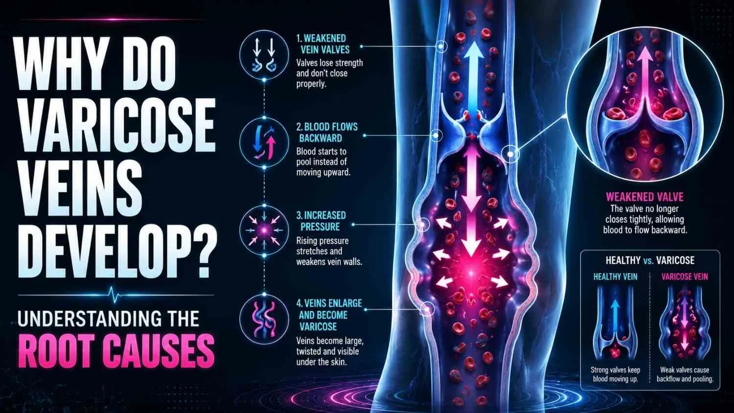 Why Do Varicose Veins Develop? Understanding the Root Causes?