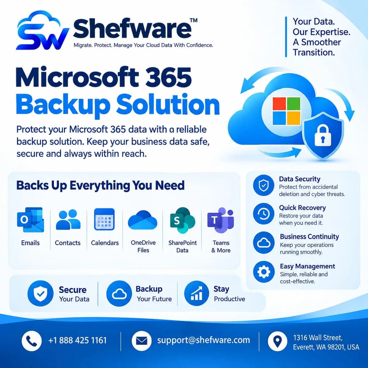 Microsoft 365 Backup Solution for Secure Data Protection