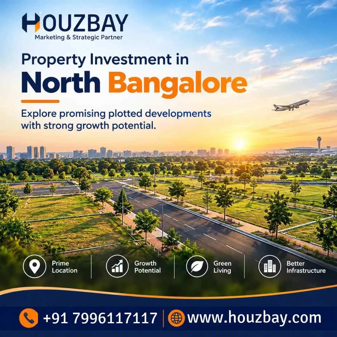 Property Investment in North Bangalore | Houzbay plotted developments in Bangalore