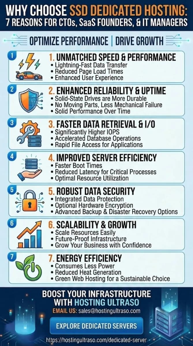Seven Reasons Why You Should Choose SSD Dedicated Hosting