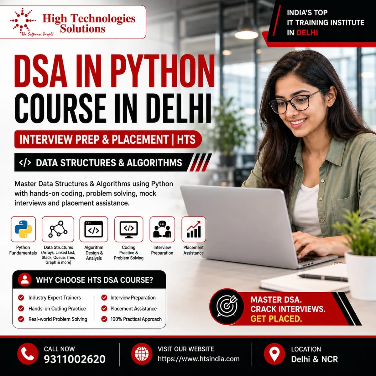 Data Structures and Algorithms Course in Python | Delhi