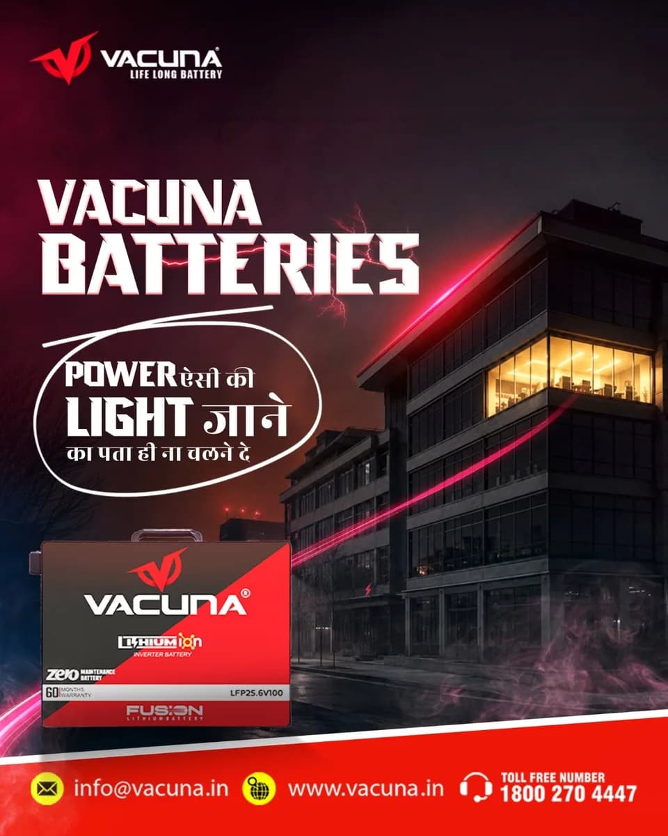Upgrade Your Inverter With Vacuna Lithium Battery Technology