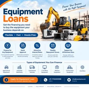 Equipment Loans | Flexible Financing for Business Equipment