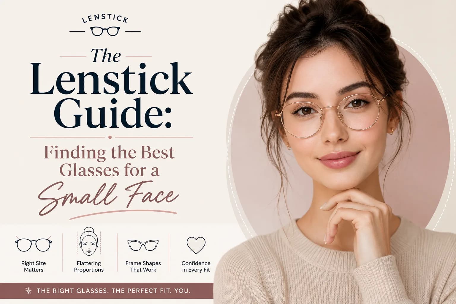 The Lenstick Guide: Finding the Best Glasses for a Small Face