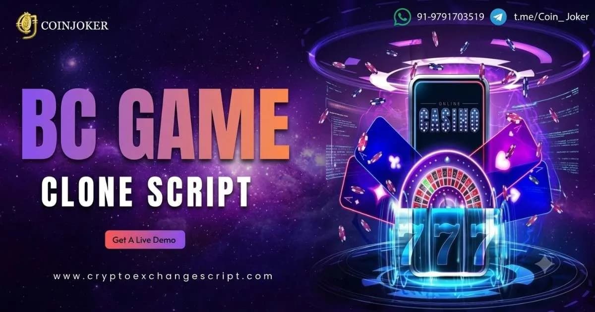 Boost Crypto Gaming Growth with a Custom BC.Game Clone Script 