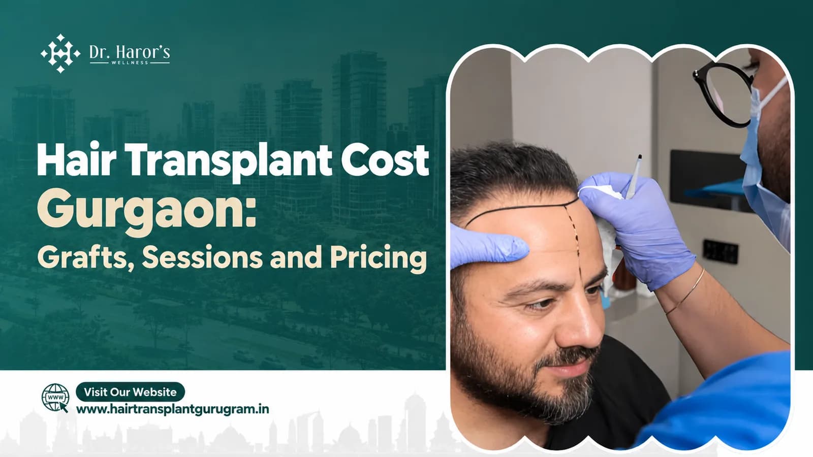 Hair Transplant Cost Gurgaon: Grafts, Sessions and Pricing