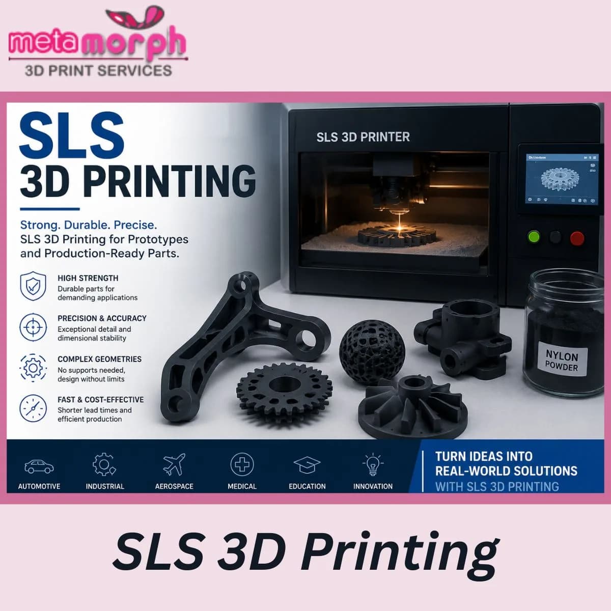 Scale Smarter with SLS 3D Printing | Metamorph 