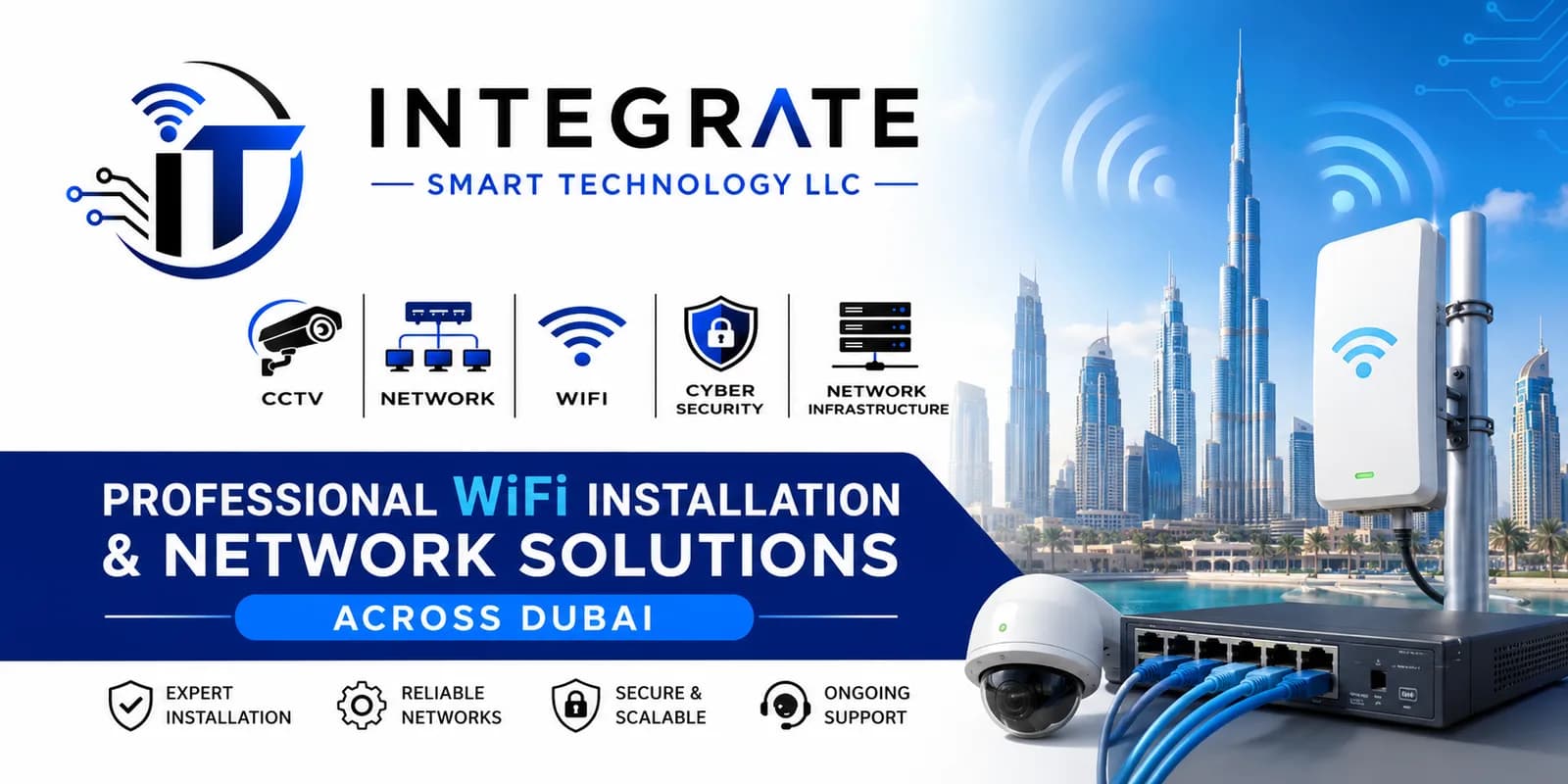 Professional WiFi Installation & Network Solutions Across Dubai