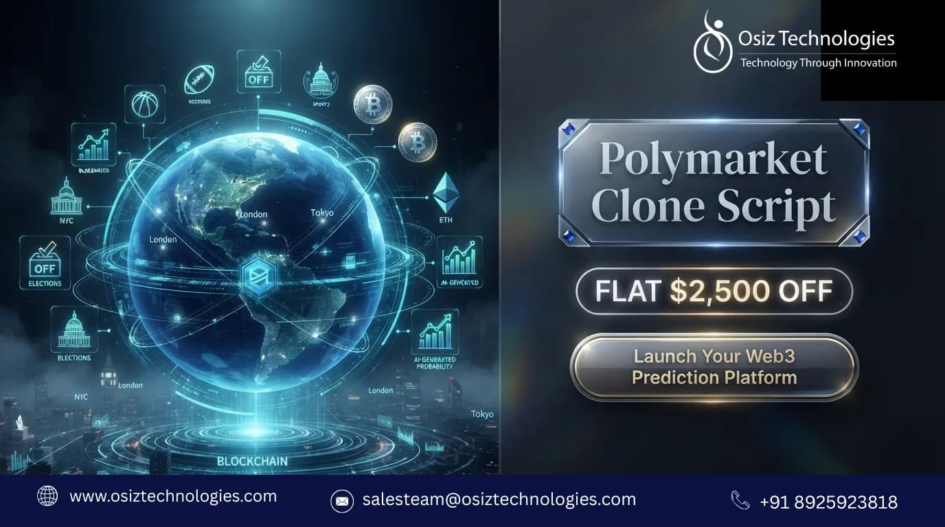 Custom Polymarket Clone Script for Web3 Businesses | Osiz 