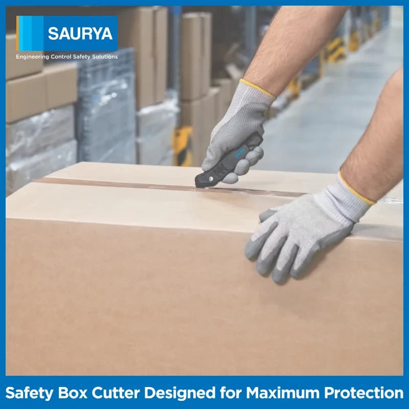 Box Cutter | Safety Knife for Industrial Use - Saurya Safety