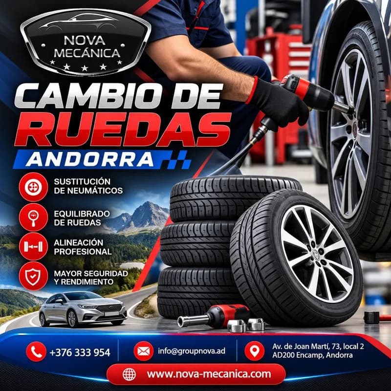Cambio de Ruedas en Andorra para una Conducción Segura