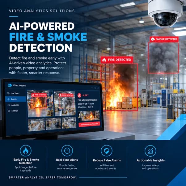 AI-Powered Fire and Smoke Detection with Video Analytics in UAE