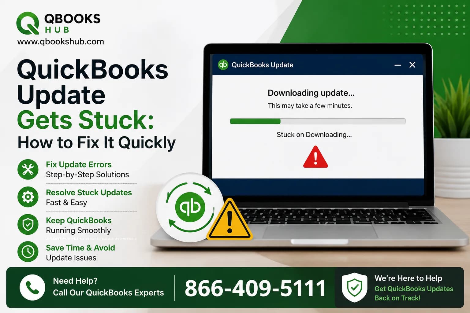 QuickBooks Update Gets Stuck on Your Desktop? Here's the Fastest Fix