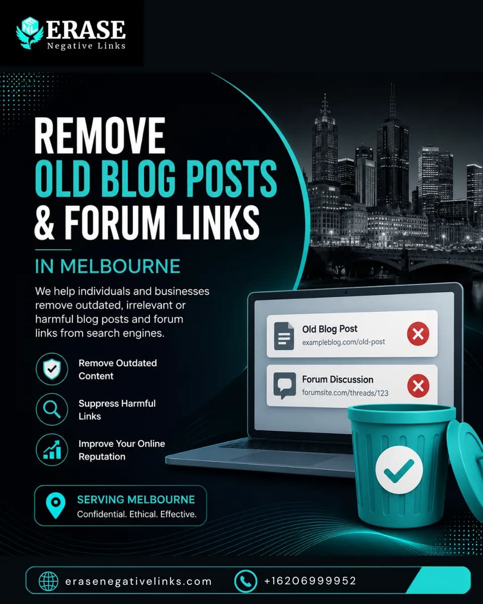 Remove Outdated Blog Content | Erase Negative Links